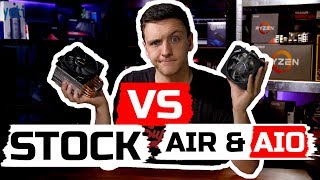 Which type of CPU Cooler to get  Stock vs Air vs AIO [upl. by Batha]