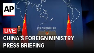 China’s Ministry of Foreign Affairs press briefing Oct 31 2024 [upl. by Nomrej]