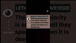 The Silent Majority Spoke Loudly Amongst The American People lethosewhohaveyesee politics clearly [upl. by Yuji]