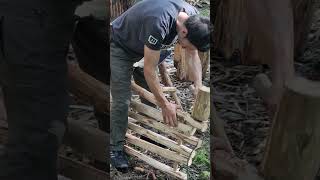 Bushcraft im Schwarzwald bushcraft bushcraftsurvival bushcraftshelter [upl. by Tiedeman]