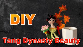 💥Amazing Handmade💥I got a Tang Dynasty Beauty✨beautifuldiy diycrafts craft handmade [upl. by Nsaj]