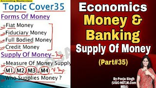 Supply Of Money  Money And Banking  RBI  M1 M2 M3 M4  Class 12  BBA  BCom  MBA [upl. by Ellirehs]