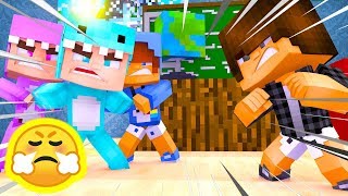 😤 A PRIMEIRA TRETA NA ESCOLINHA   GÊMEOS EM AÇÃO 24 MINECRAFT MACHINIMA [upl. by Liauqram]