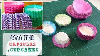 Cómo teñir cápsulas de cupcakes [upl. by Worth]