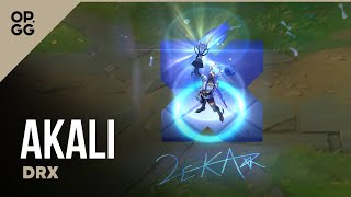 DRX Akali – OPGG Skin Review – League of Legends [upl. by Glenn62]