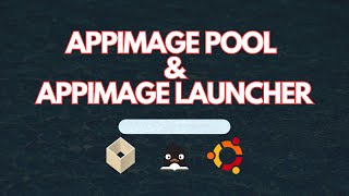 AppImage Launcher and AppImage Pool Gnome Classic Ubuntu 2204 [upl. by Alik]