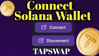 How to Connect Solana Wallet with TapSwap  Get Rewards Phantom wallet [upl. by Burr]