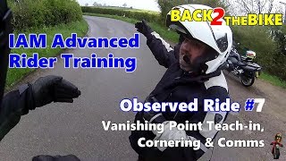 IAM Advanced Rider Training  Observed Ride 7 [upl. by Cirdahc]