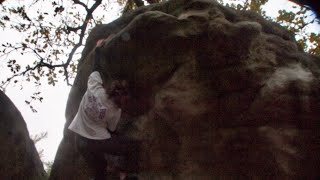 LHélicoptère 7a  Bas Cuvier  Fontainebleau Bouldering [upl. by Dragde910]