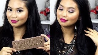 Urban Decay Naked Palette 3 Makeup Tutorial  ZebbyZelf [upl. by Ott]