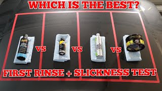 Whats The Best  First Rinse Gyeon Can Coat v Meguiars Hybrid Coating v Carpro Lite v Fusso Coat [upl. by Mackay]