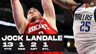 JOCK LANDALE DROPS 13PTS vs MAVERICKS FULL HIGHLIGHTS [upl. by Maice]