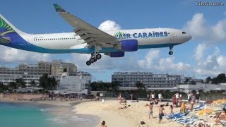 Planespotting SXM  St Maarten Maho Beach Princess Juliana Airport  24012012 [upl. by Ellac]