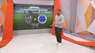 Globo Esporte MG  Atlético e Cruzeiro se preparam para a final e Milito deve mudar esquema do Galo [upl. by Sair907]