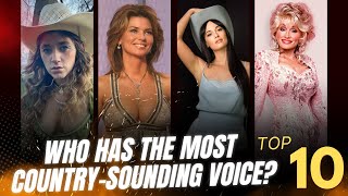 Who is the most Countrysounding female Country Singer [upl. by Yarised]