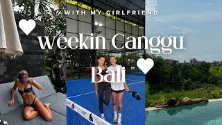 A week in Bali with my Girlfriend  Canggu  VLOG [upl. by Enid]