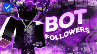 NEW HOW TO BOT FOLLOWERS ON ROBLOX GET VERIFIED BADGE FOR FREE [upl. by Warrin]