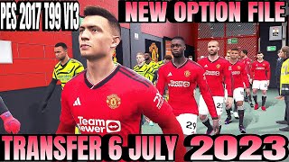 NEW OPTIONS FILE  PES 2017  T99 V13  6 JULY 2023 [upl. by Ixel171]