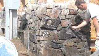 Slipform Stone Masonry sample clips from the DVD [upl. by Petta]