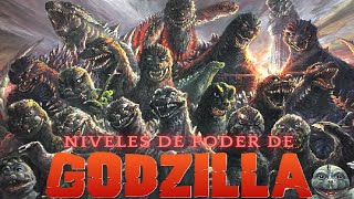 Todos los niveles de poder de GODZILLA ACTUALIZACION 2024 [upl. by Eppilihp]