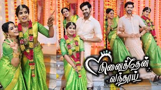 Ninaithen Vandhai Serial Ezhil Sudar Marriage Making  Ninaithen Vandhai Shooting Spot  Serial BTS [upl. by Codding]