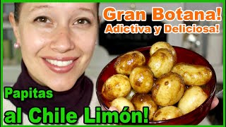 🥔 PAPITAS CAMBRAY al CHILELIMON adictivamente deliciosas un clásico familiar Gran Botana Lecotiú [upl. by Daeriam]