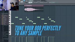 How To PERFECTLY Tune An 808 to Any Sample FL Studio Beginner Tutorial NO MUSIC THEORY NEEDED [upl. by Moore]