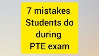 Study Australia from Nepal  7 mistakes Students do during PTE exam [upl. by Atoiyanap710]