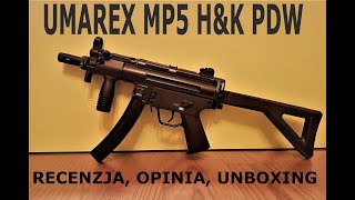 Wiatrówka HecklerampKoch MP5K  PDW 45mm OPINIA  RECENZJA  UNBOXING [upl. by Whitaker]