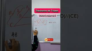 Théorème de Thalès 3 année du collège maths schorts education mathematik foryou school [upl. by Vyner273]