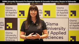 Gisma University GISMA University PreDeparture Session amp Counsellor Event in Nepal Highlights [upl. by Aihsenak]