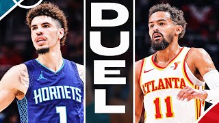 ELITE GUARD DUEL LaMelo Ball 34 PTS amp Trae Young 38 PTS GO AT IT  October 25 2024 [upl. by Mcdonald]