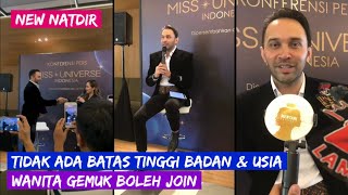 TAK ADA BATAS MAX UMURSederet Info dari Preskon Miss Universe Indonesia 2024 Naungan Natdir Baru [upl. by Aerb340]