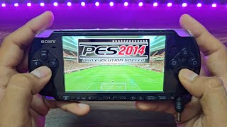 PES 2014 on PSP in 2024 😍 [upl. by Ellita]