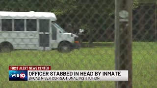 SCDC Officer at Broad River Correctional stabbed in the head by inmate [upl. by Reis]