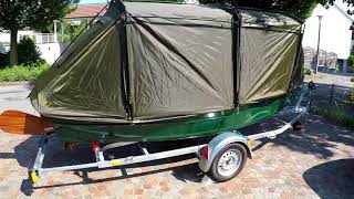 Boat Tent Installation  One Star Hotel [upl. by Nine]