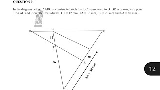 Mathematics P2 Preparation  prelim 2024 Grade 12 Euclidean Geometry  Proportionality [upl. by Claudine295]