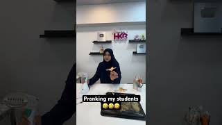 Prank at HKR baking academy  prank video 🤣🤣🤣 [upl. by Herzen]