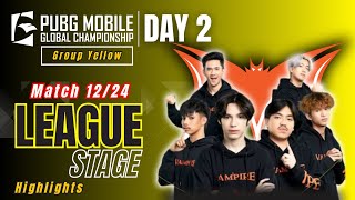 PMGC 2024 League Stage Day 2 Match 6 Highlights  Group Yellow [upl. by Anitsahs42]