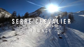 SERRE CHEVALIER FRANCE Snowboarding Trip  GoPro Hero 8  January 2022 [upl. by Chic]