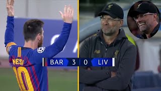 el día que Klopp se rindió ante la magia de Messi [upl. by Wauters]