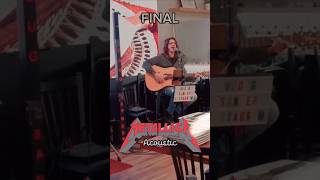 Monticelli performing an acoustic version of the classic song “Nothing Else Matters” by Metallica [upl. by Llenoj]