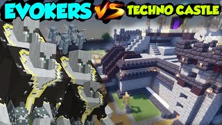 Techno Gamerz Castle VS 1000 Evokers  MinecraftHindi [upl. by Kilbride]