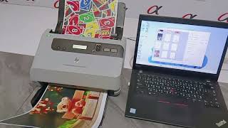 HP ScanJet Enterprise Flow 5000 s3 รีวิว Review [upl. by Anelac92]