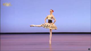 Yaroslavna Kuprina Russia  Paquita Variation  XIV Moscow Ballet Competition Junior Round 3 [upl. by Aiveneg]