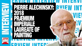 2018 Præmium Imperiale Laureate  Pierre Alechinsky Painting  JAPAN Forward [upl. by Enamrahc]