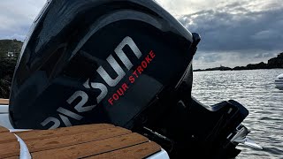 All new Parsun 40hp 4 stroke EFI outboard engine review [upl. by Aneer]