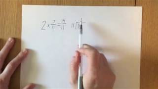 EASY Improper Fraction to Mixed Number Using Long Division [upl. by Noirod]