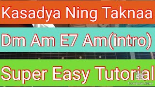 Kasadya Ning TaknaaGuitar Tutorial [upl. by Ximena579]