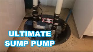 THE ULTIMATE SUMP PUMP SYSTEM Zoeller M57 and Liberty Sump Jet SJ10 [upl. by Garald790]